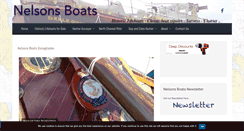 Desktop Screenshot of nelsonsboats.co.uk